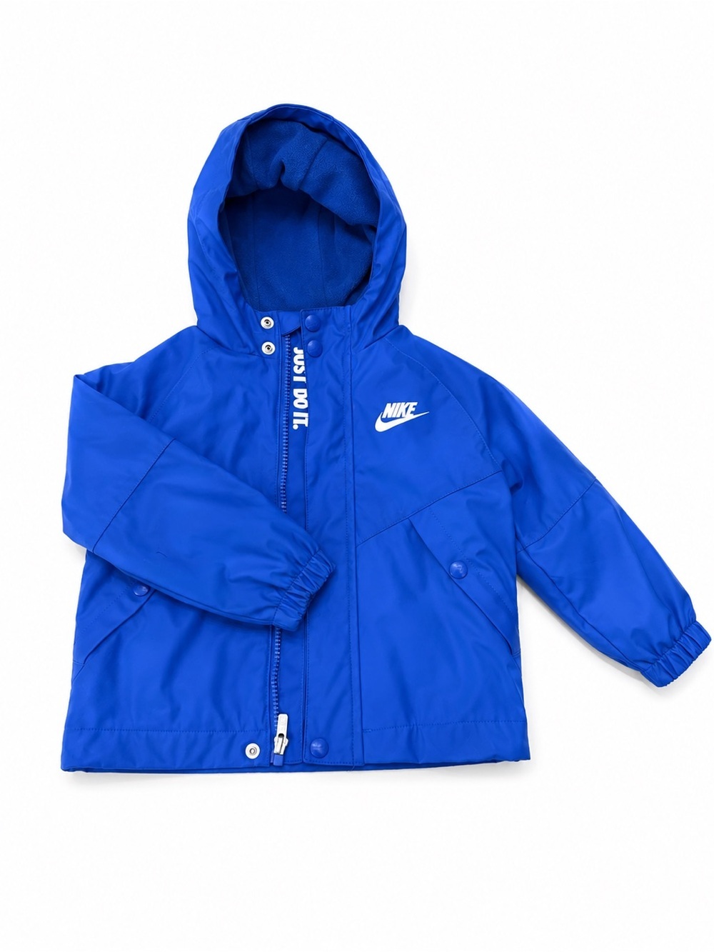 Nike Kids Royal Blue Hooded Rain Jacket